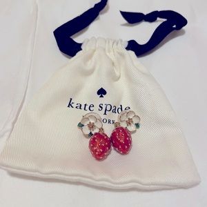 Kate Spade New York Strawberry Earrings!!!🍓🍓🍓🍓🍓🍓